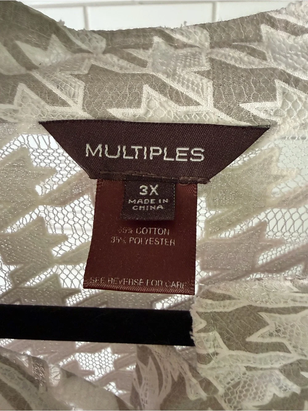 Neutral Multiples Button-Front Jacket - Picture 4 of 6